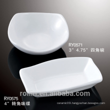 Chaozhou cheap white ceramic dish